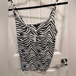 Banana Republic Chic Zebra Print Camisole Top NWT
